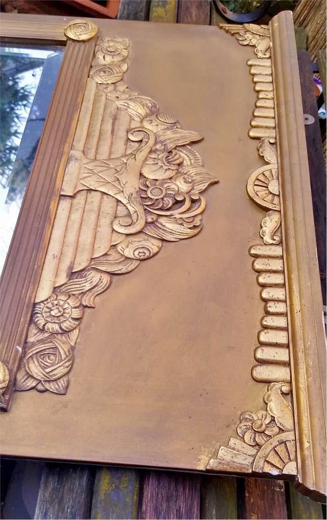 Large 1920's Art Deco mirror probably French