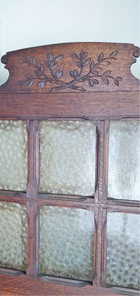 Arts and crafts 4 fold screen in oak
