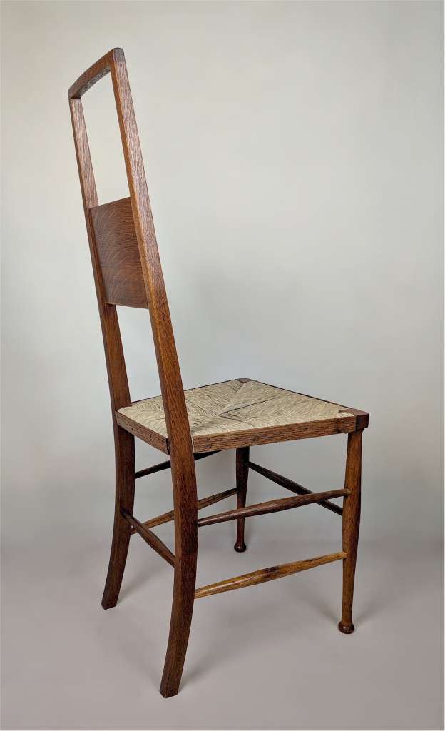 Arts and crafts Scottish School high back chair
