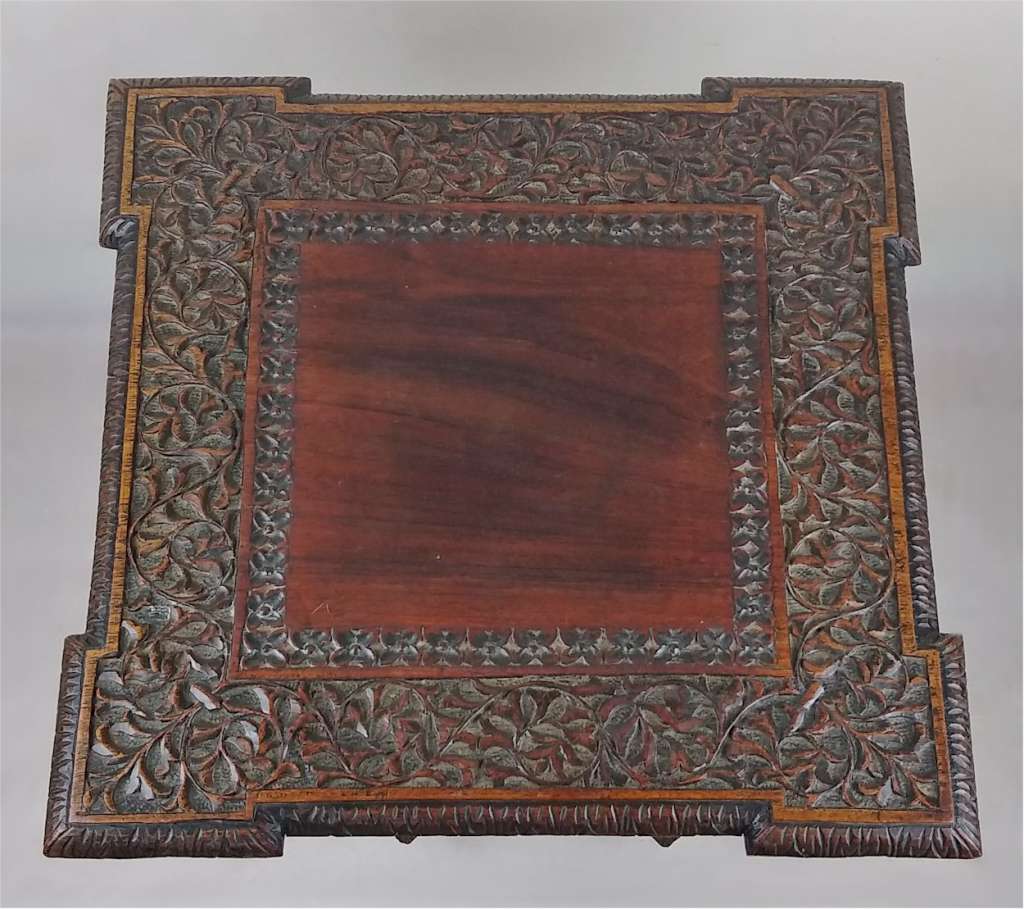 Anglo Indian 19thC hardwood occasional table