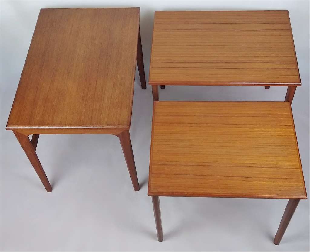 Mid Century Danish nest of tables in teak