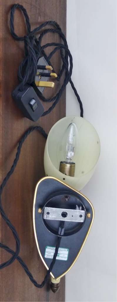 Very stylish Mid Century wall light polka dot