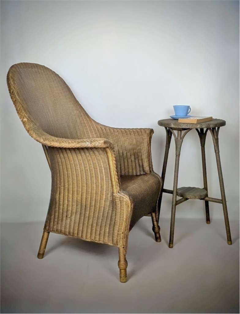 Lloyd Loom 1930's side table