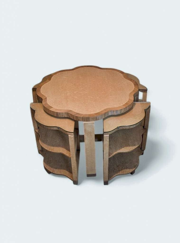 Art deco birds eye malpe quintetto Epstein