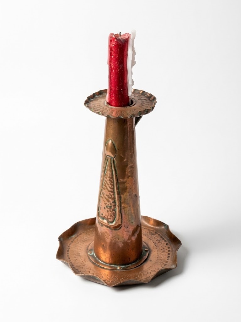  Arts and crafts candlestick Pool of Hayle