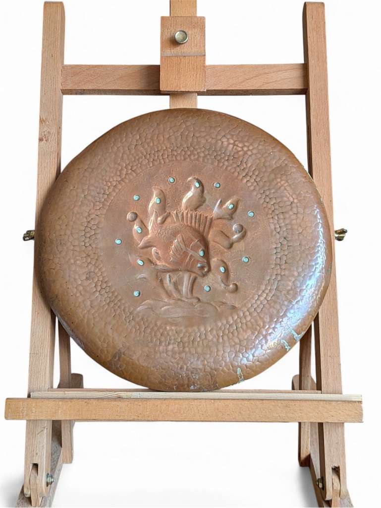 Arts and crafts charger by Newlyn