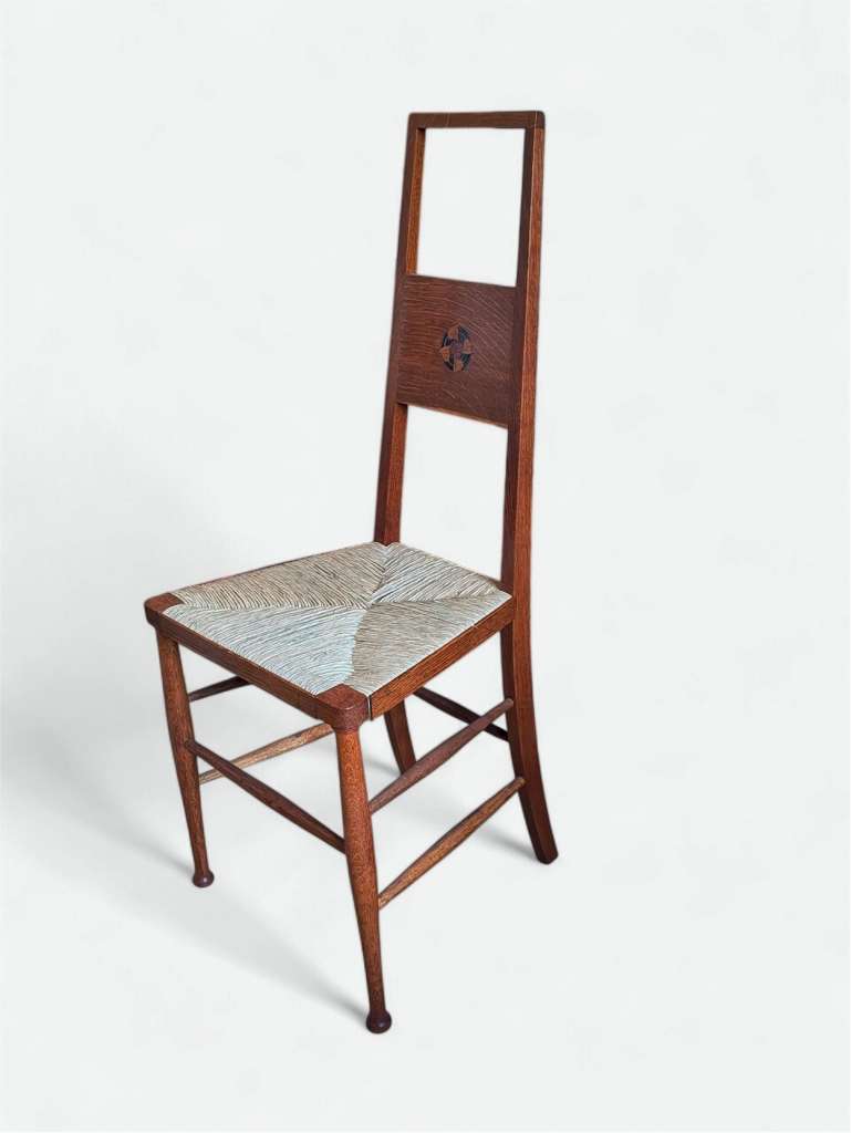 Arts and crafts Scottish School high back chair