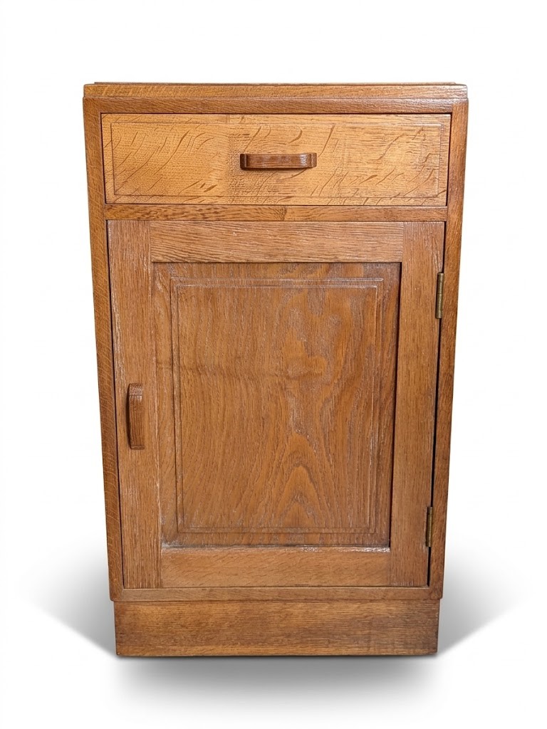 Cotswold School bedside cabinet in oak