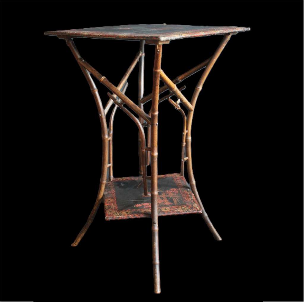 Aesthetic Period Bamboo Lacquered table