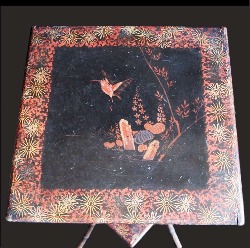 Aesthetic Period Bamboo Lacquered table