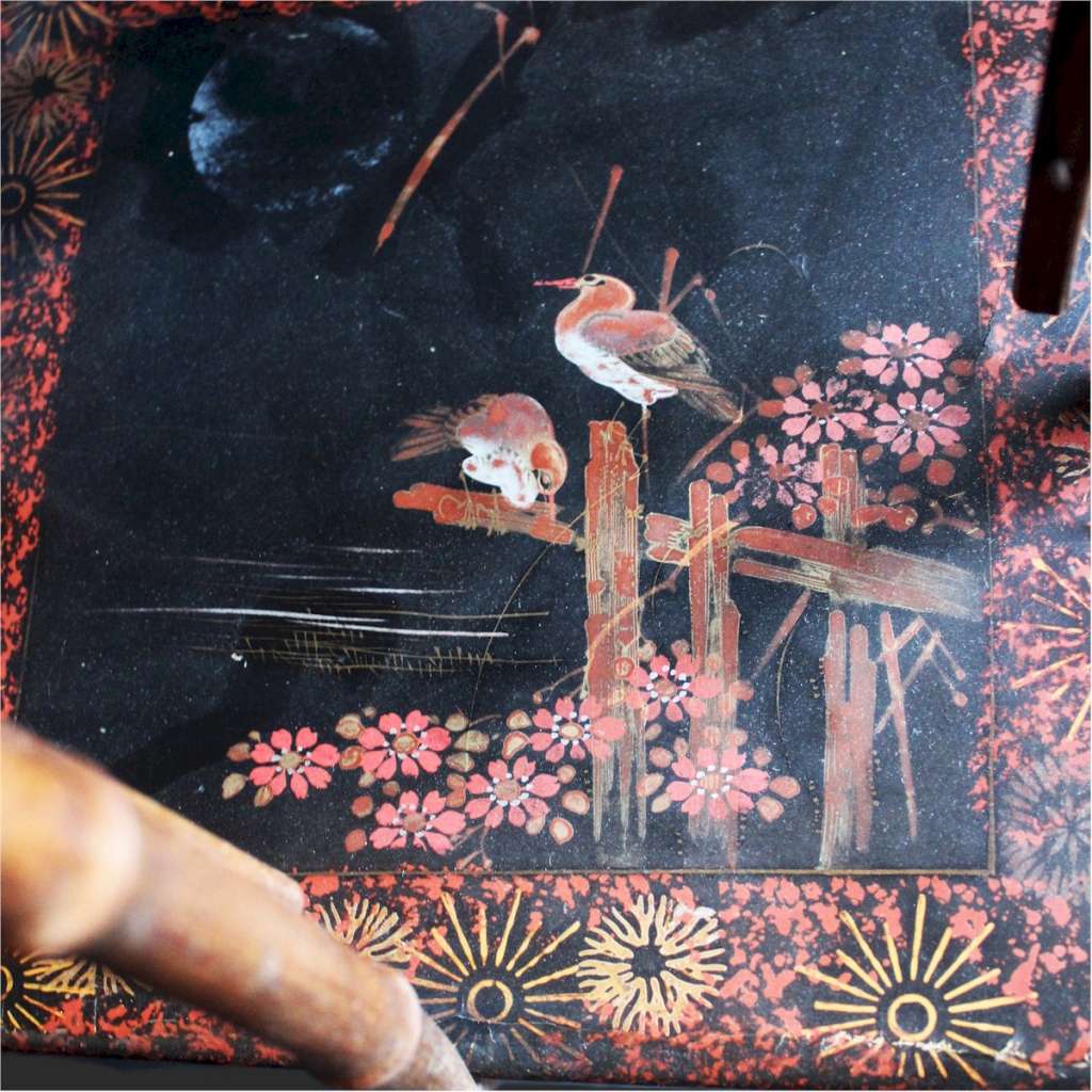 Aesthetic Period Bamboo Lacquered table