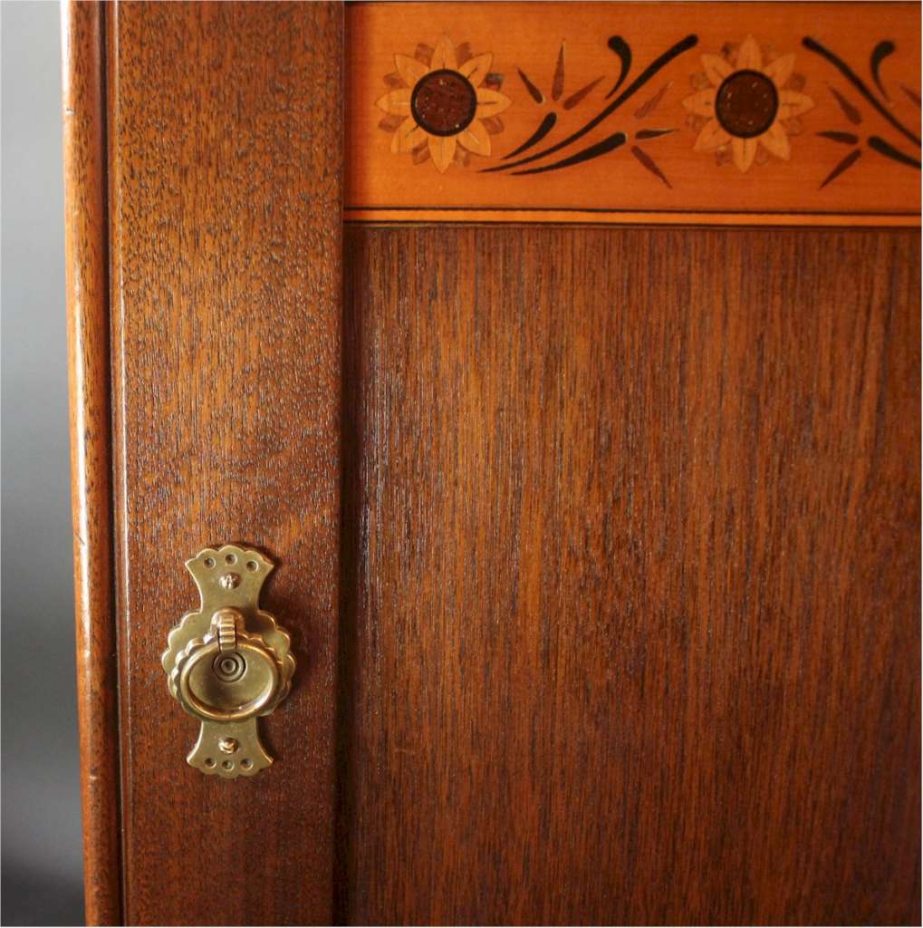Aesthetic Movement bedside cabinet