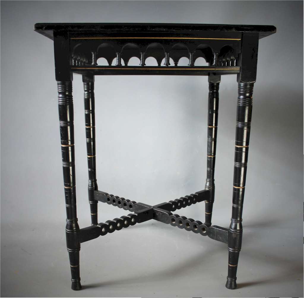 Aesthetic Movement Ebonised table