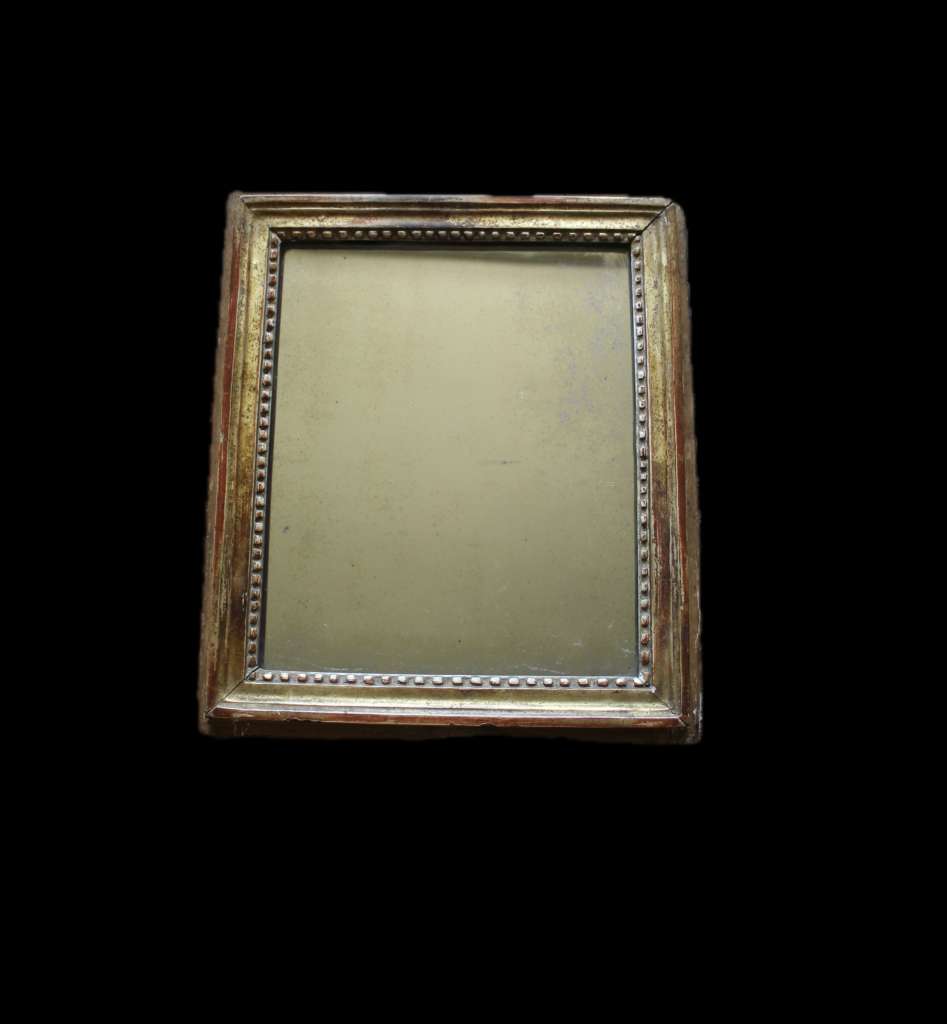Antique gilt wall mirror