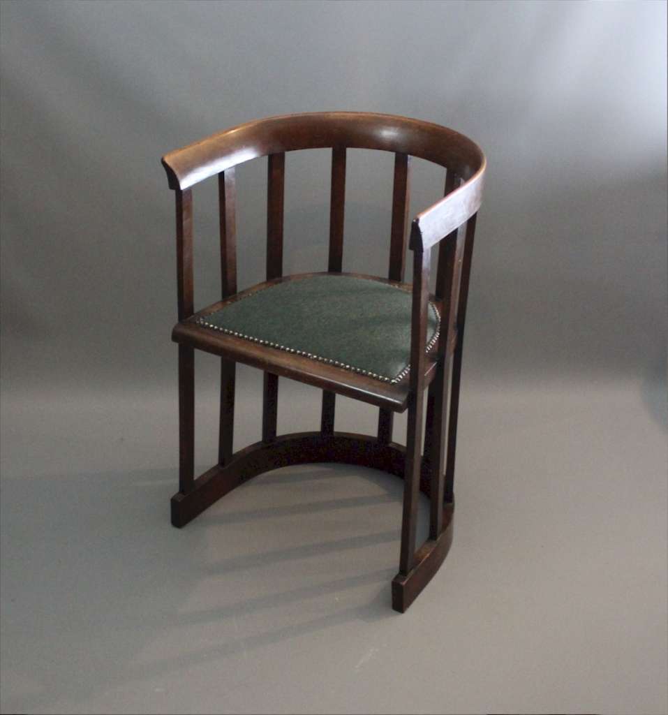 Arts and crafts Glasgow School barrell chair Art Furniture