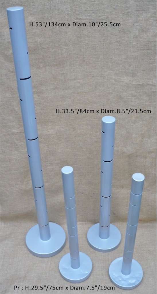 Set of four 1930's shop display stands