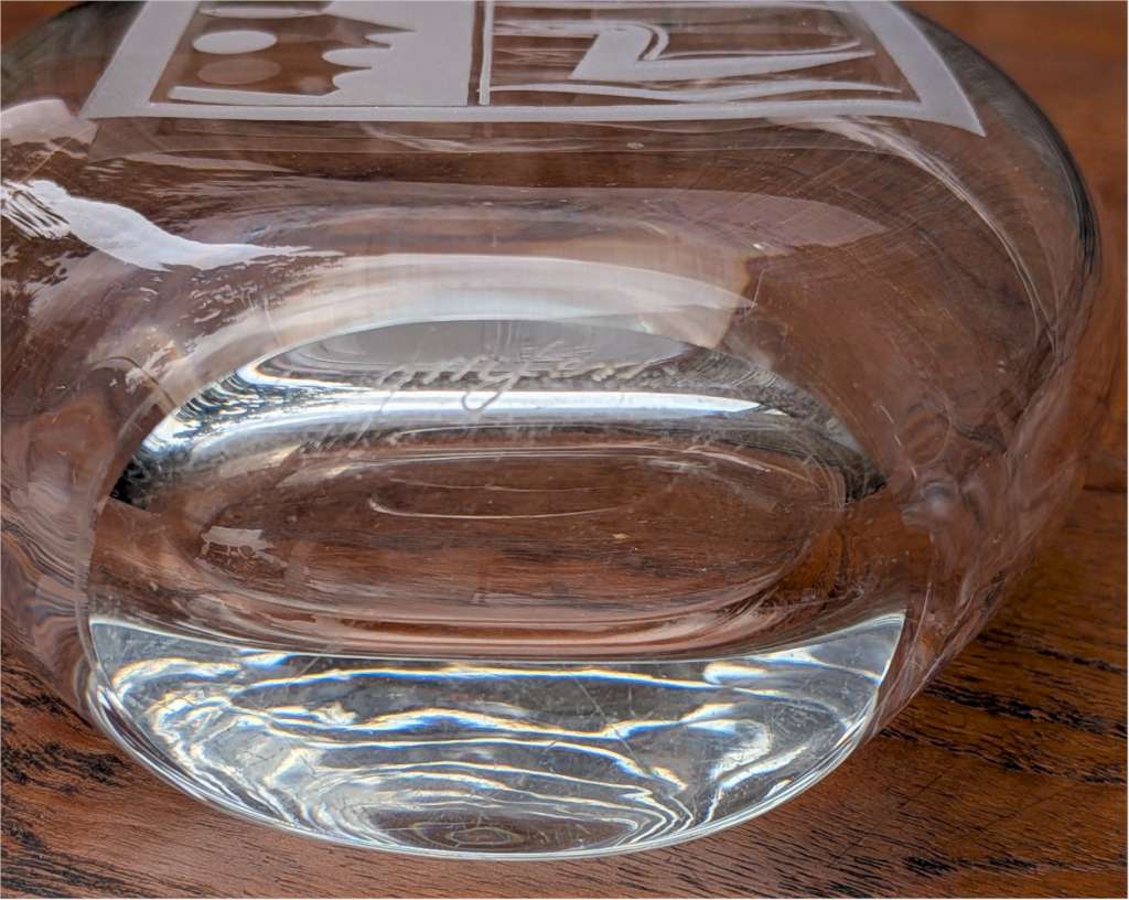 Mid Century Orrefors vase poss Sven Palmqvist