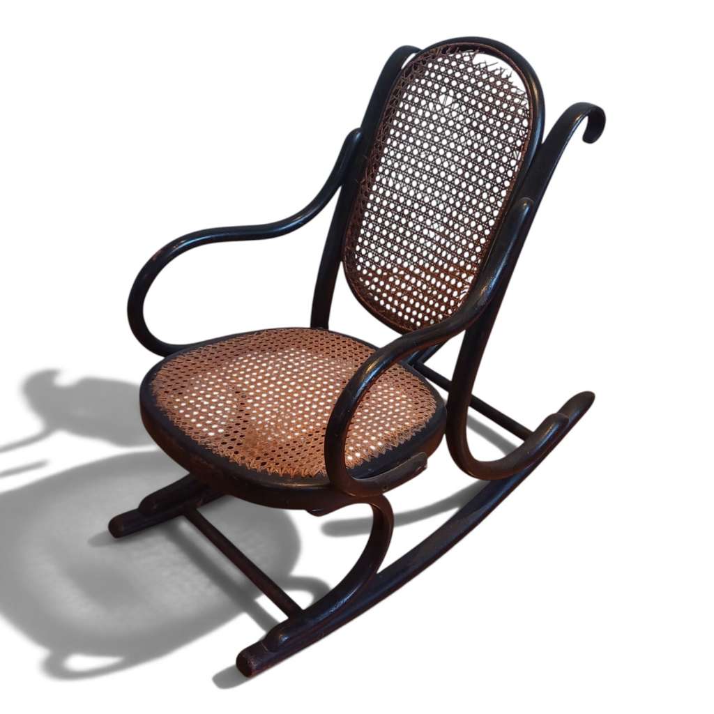 Early Bentwood Childs rocking chair for restoration