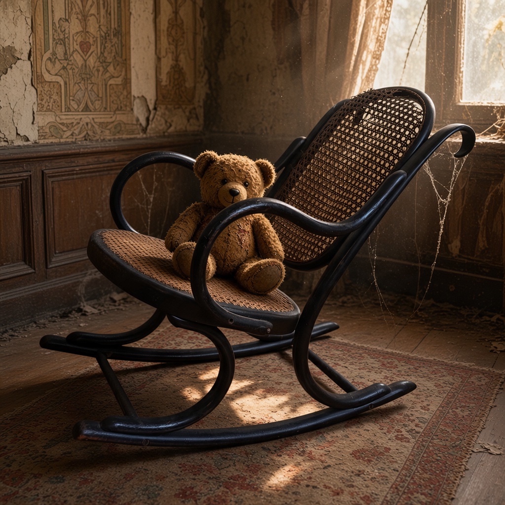 Early Bentwood Childs rocking chair for restoration