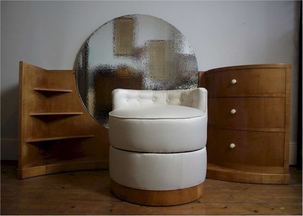 Art Deco blond wood Dressing table by Betty Joel LATEST STOCK Art