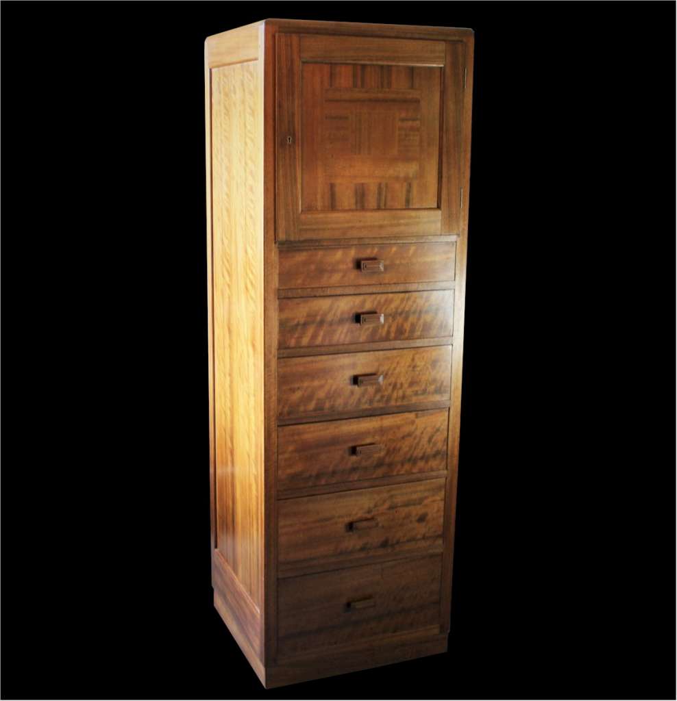 Betty Joel art deco tallboy chest