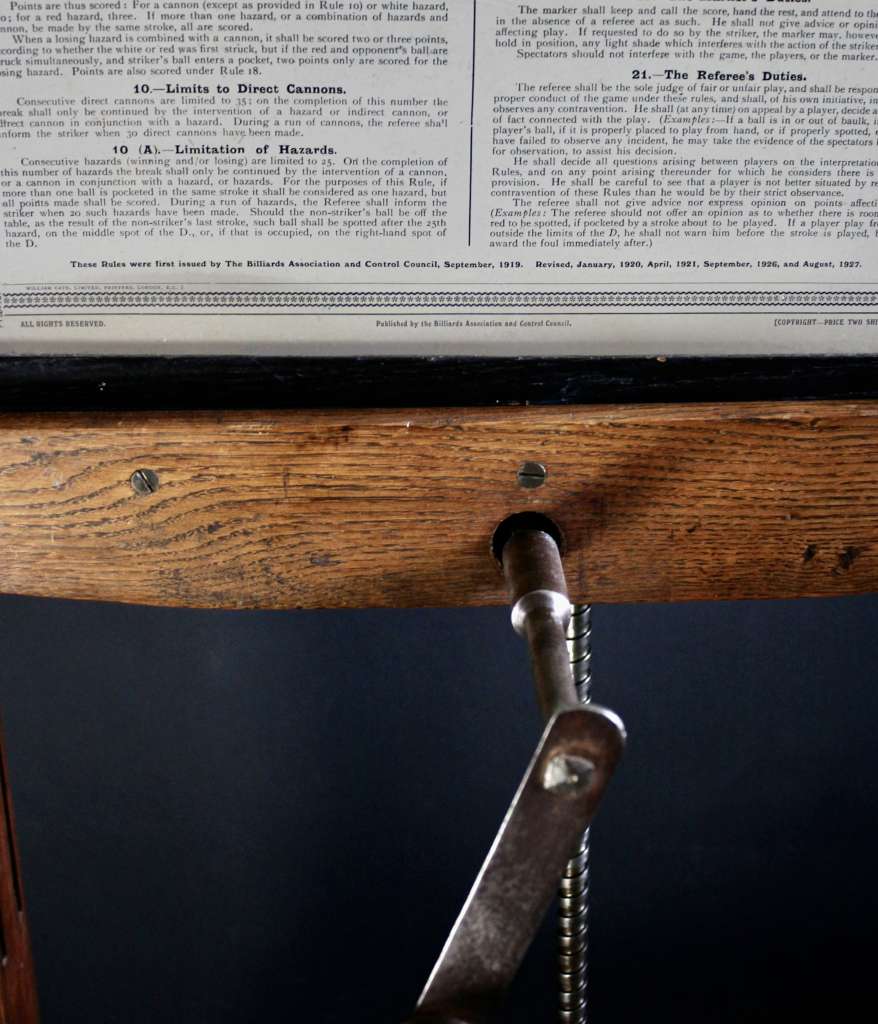 Rules of Billiards
