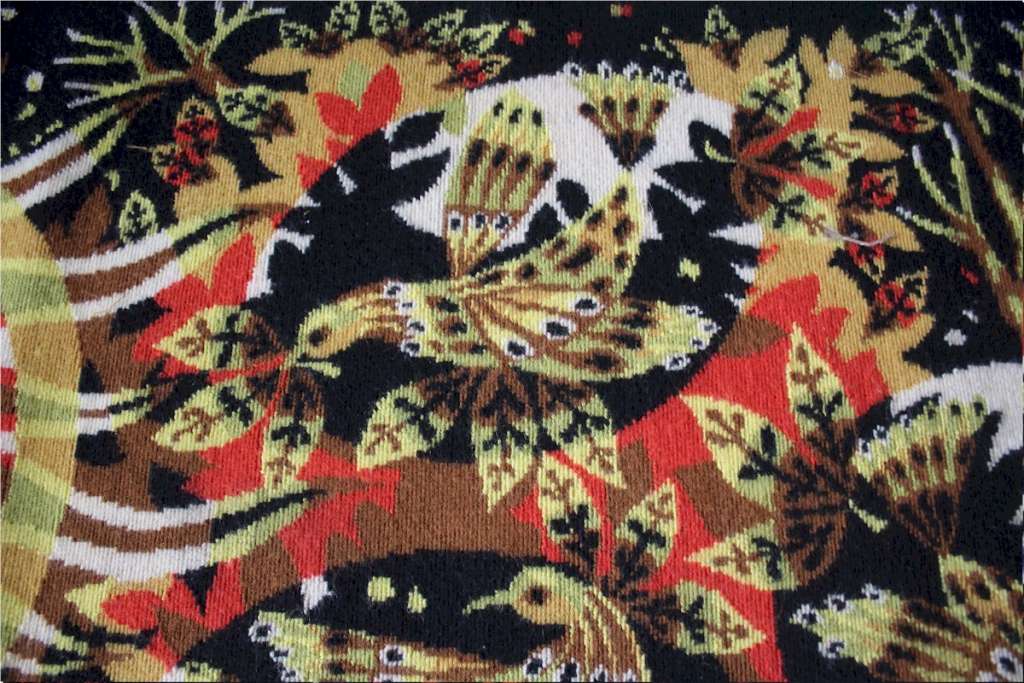 French “Aurore” Tapestry Rug in Wool by J.C. Bissery for Aubusson