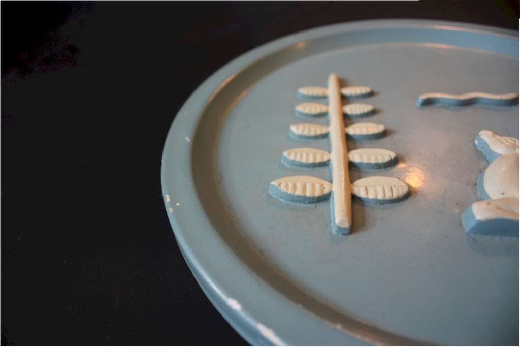 Vintage plaster placque