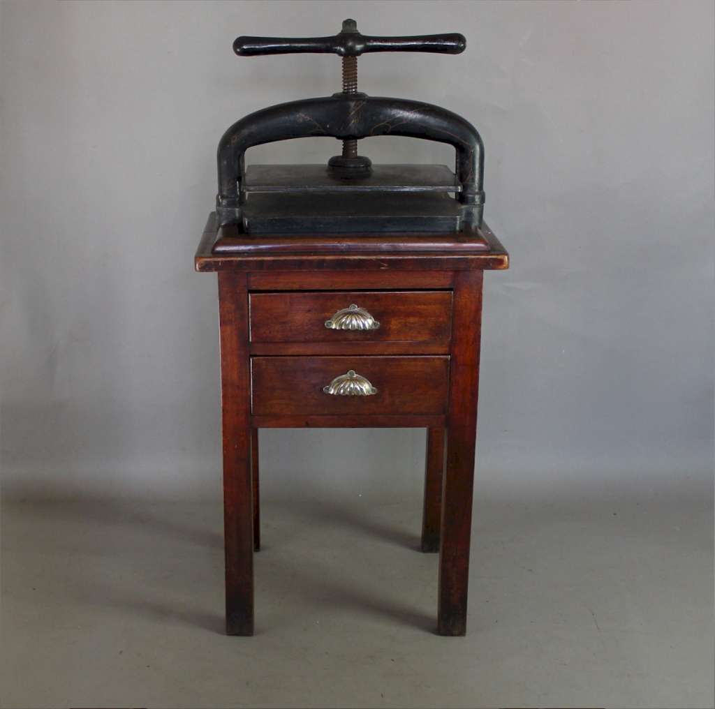 Victorian cast iron book press SOLD Art Furniture