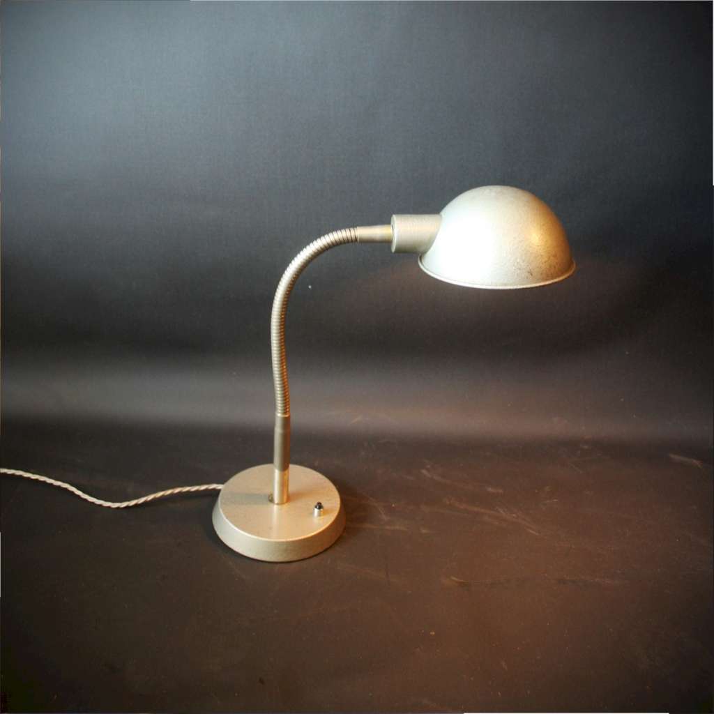 British vintage bendy desk lamp