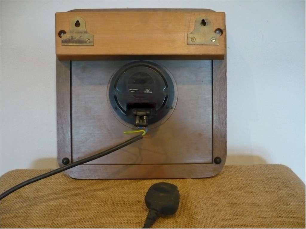 Mid Century English electric wall clock by Smiths Clocks Art Furniture