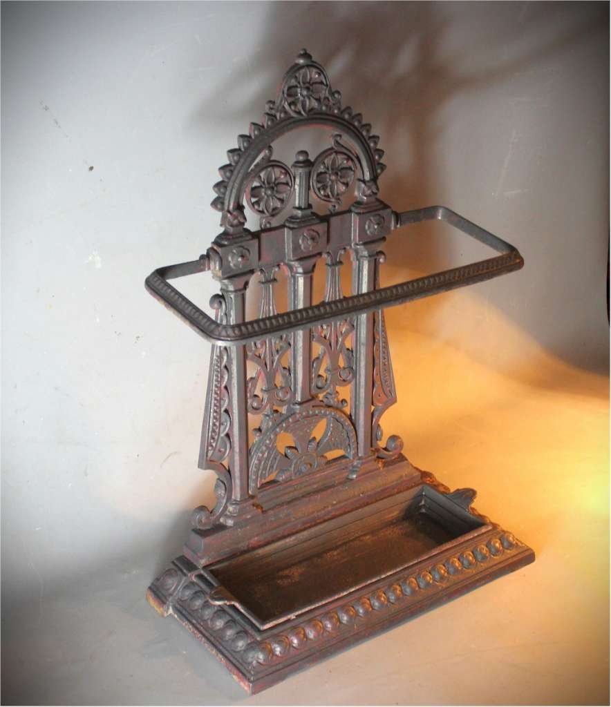 Victorian cast iron stick stand