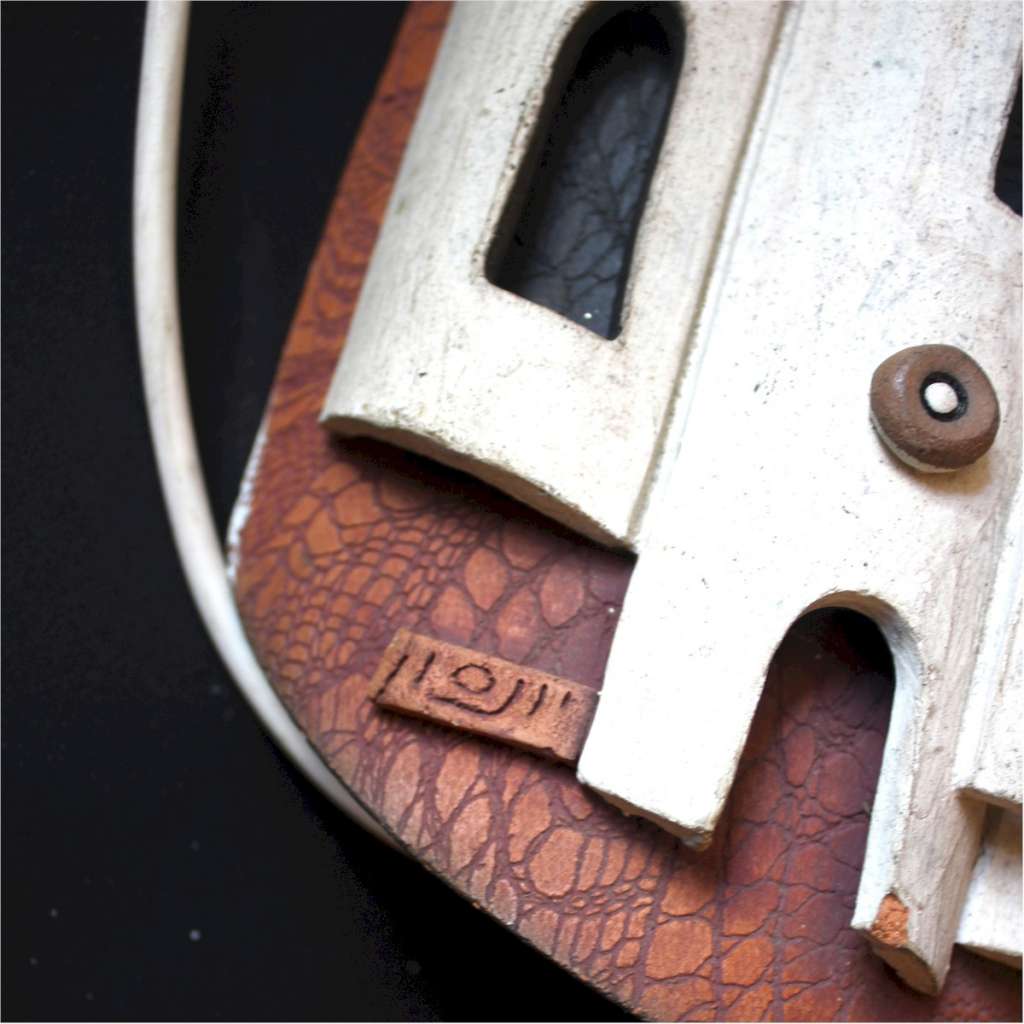 Ceramic wall light from the 1970's