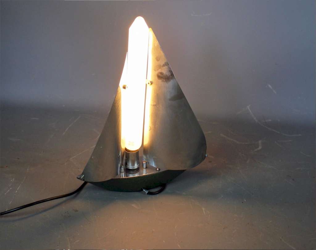 Art Deco chrome yacht lamp Art Furniture