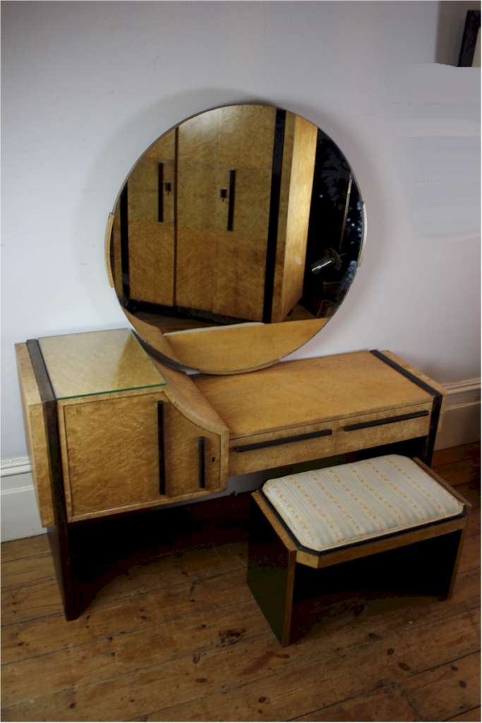 Art Deco birds eye maple bedroom suite Hille Furniture Bedroom Art