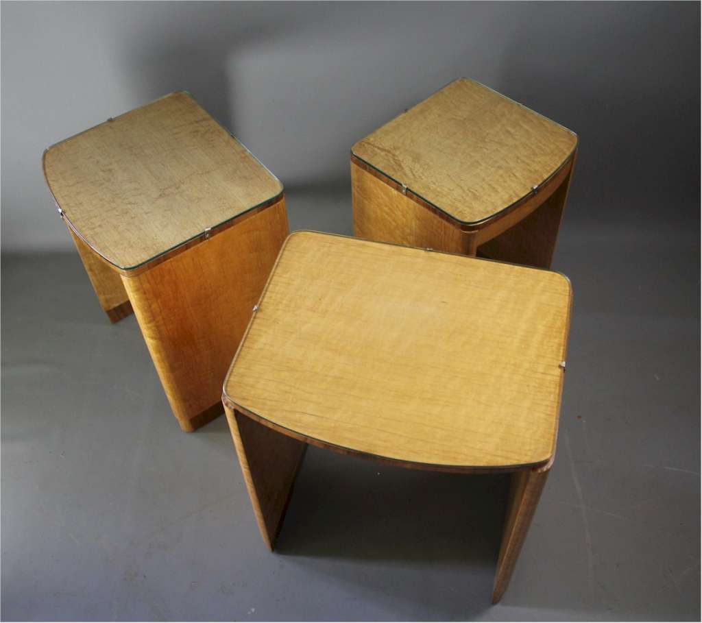 Art Deco nest of three tables ART DECO Furniture Art Furniture
