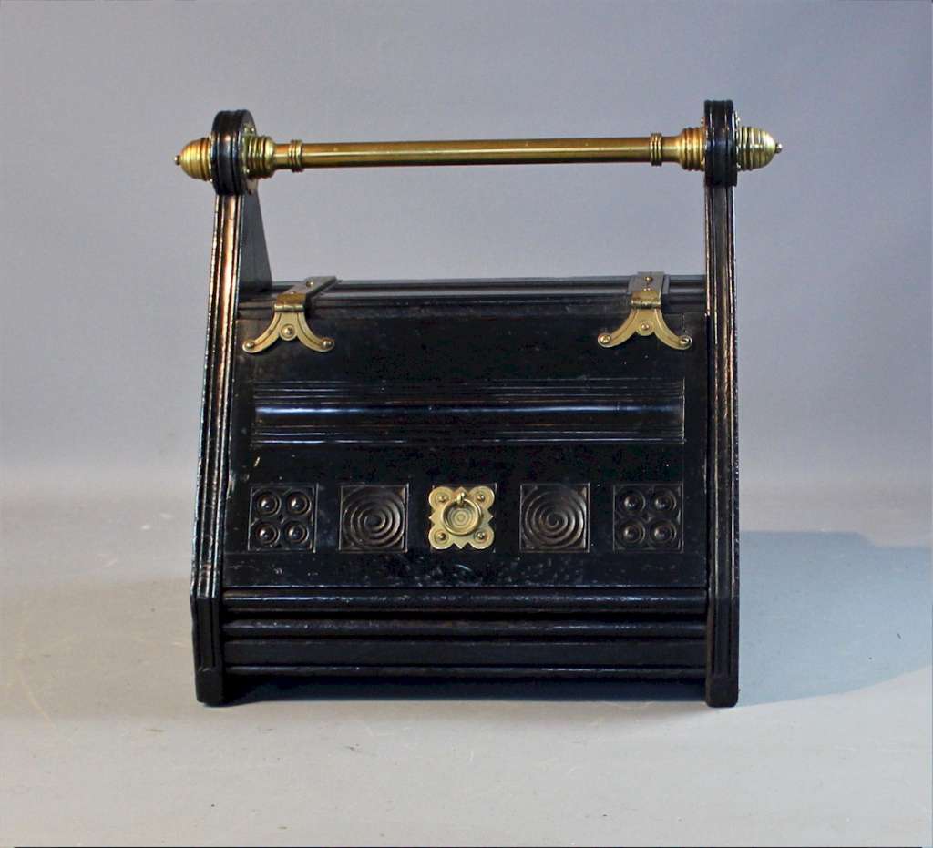 Aesthetic Movement coal scuttle by Dresser