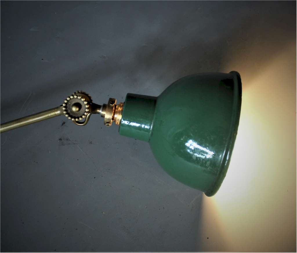 Dugdill brass daisy cog machinist lamp