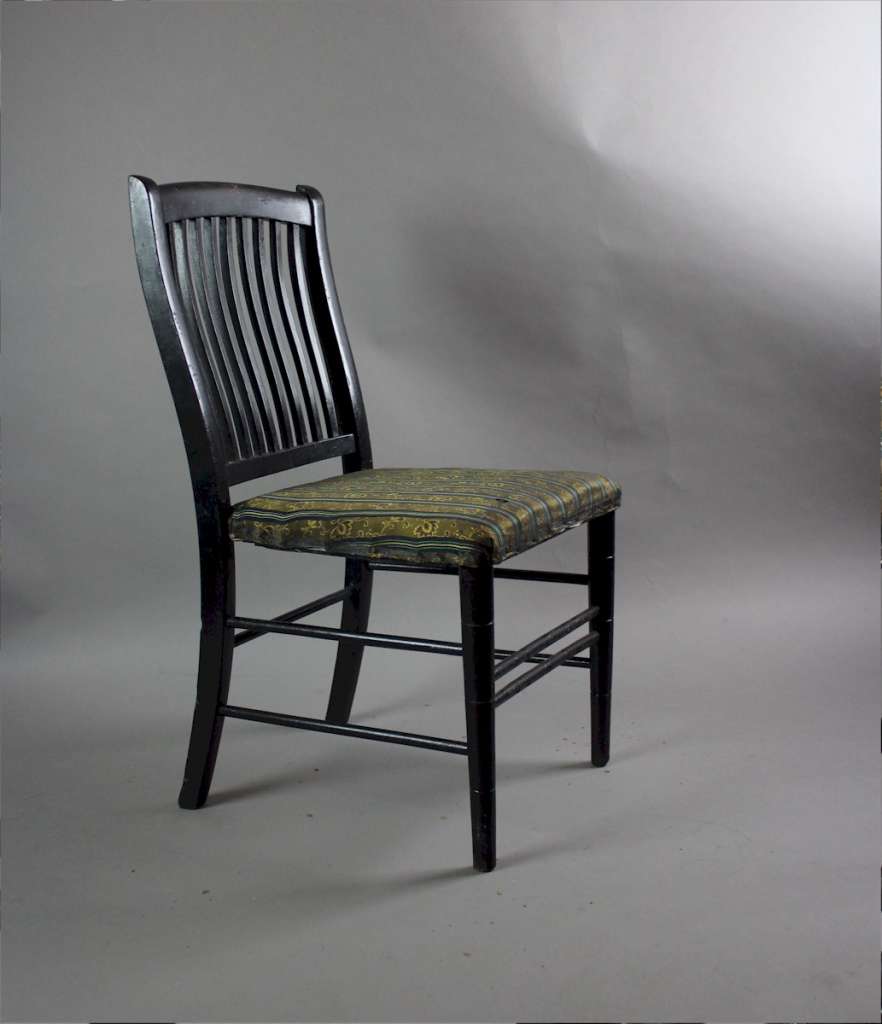 Aesthetic movement child's ebonised chair