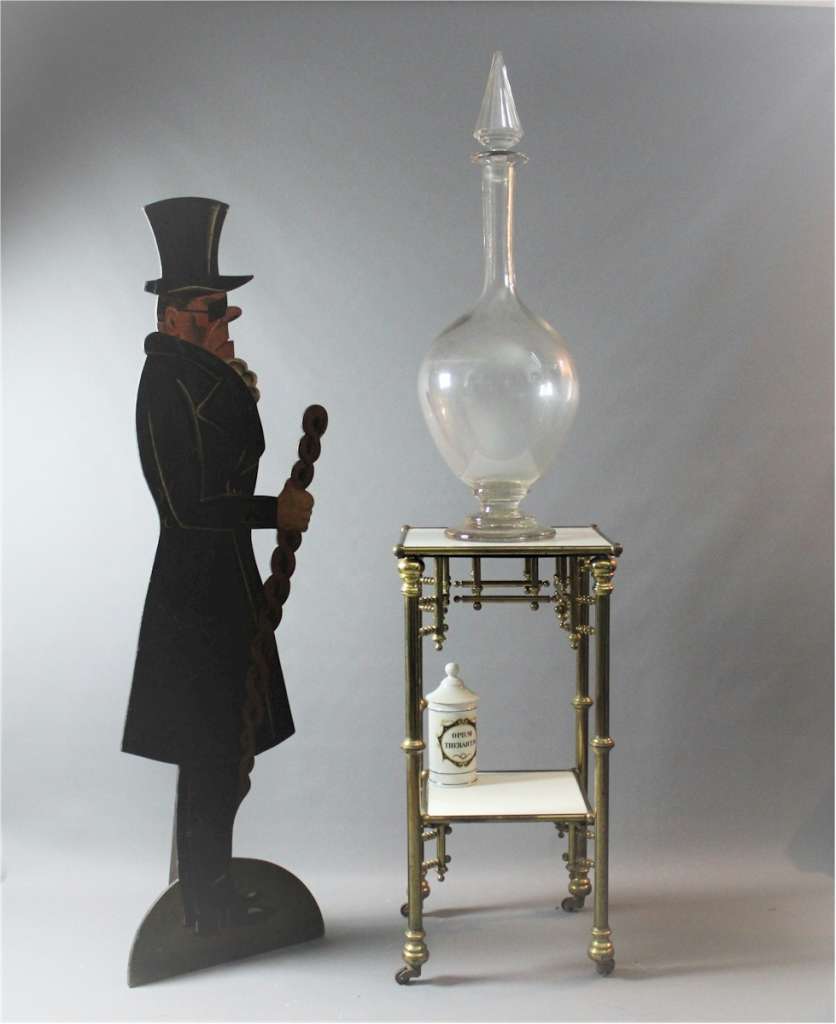 Quality French brass & vitrolite table c1900