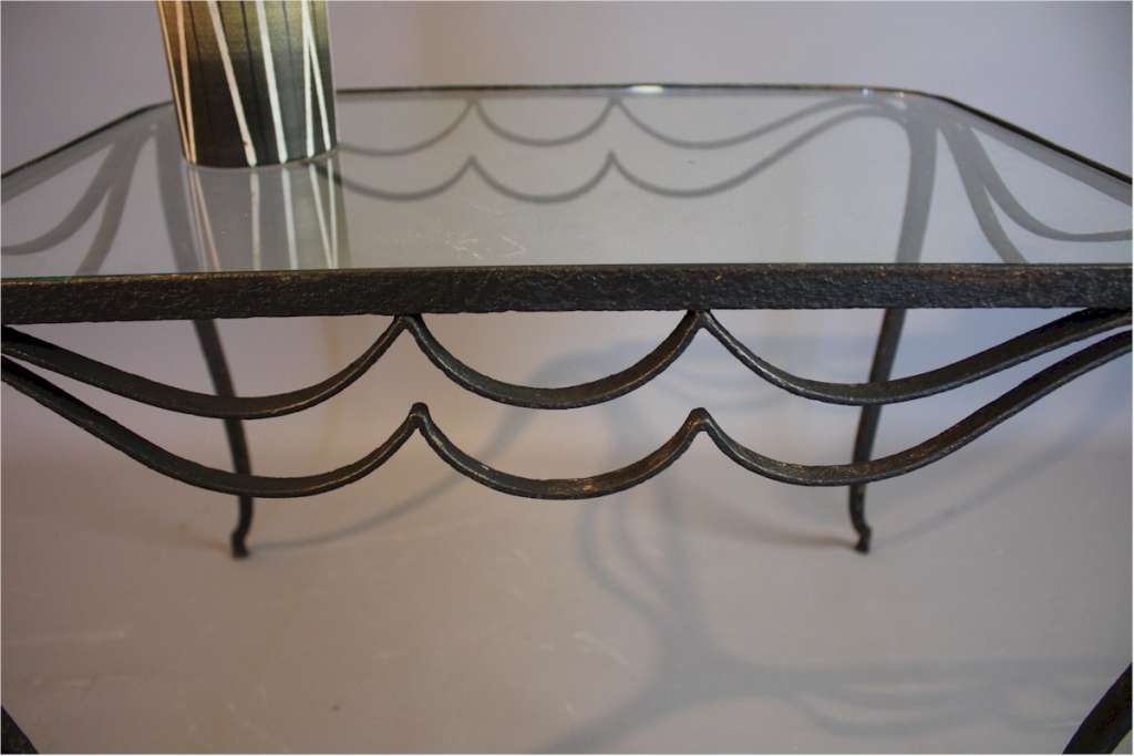 French iron coffee table c1950 Art Furniture