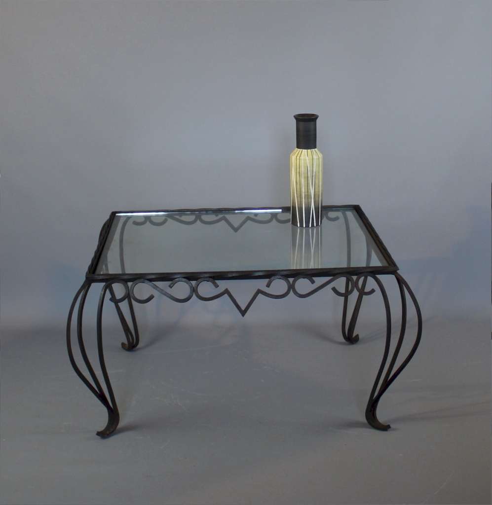 French iron coccasional table c1950