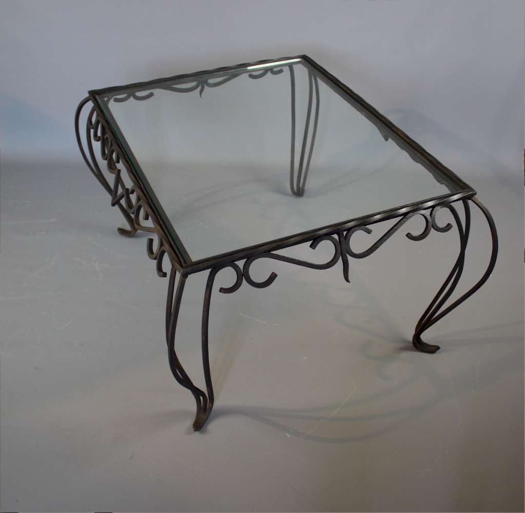 French iron coccasional table c1950