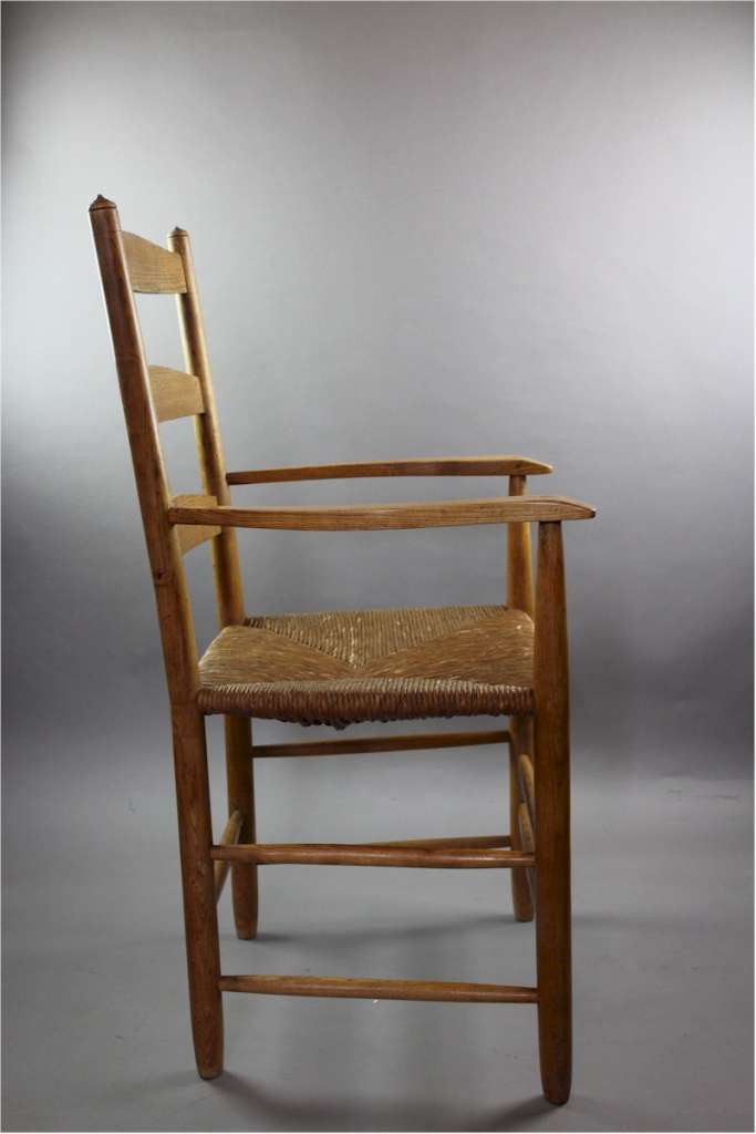 Ladderback chair in Ash made by Edward Gardiner Art Furniture