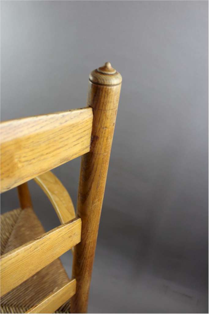 Ladderback chair in Ash made by Edward Gardiner SOLD Art Furniture