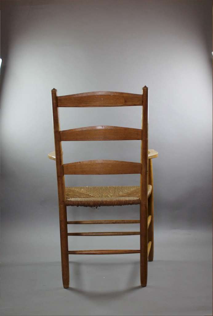 Ladderback chair in Ash made by Edward Gardiner Art Furniture