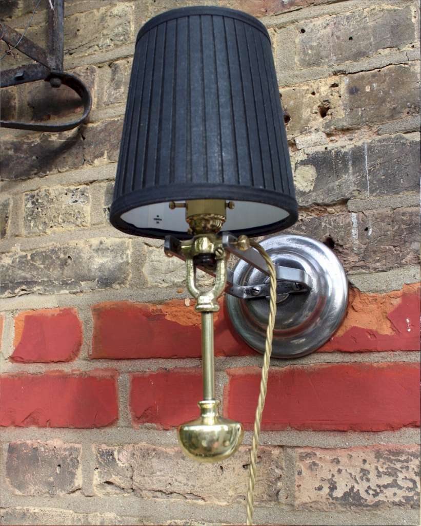 Antique nautical Gimbal lamp