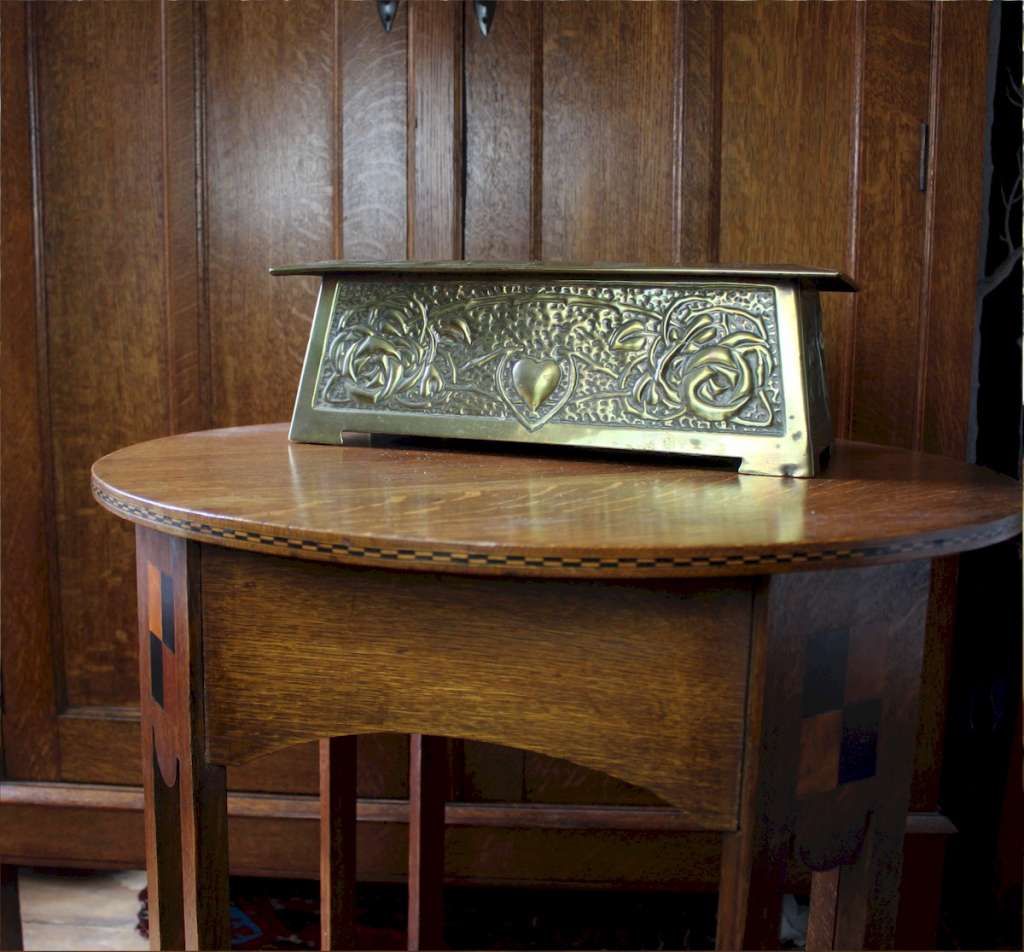 Glasgow School arts and crafts brass planter LATEST STOCK Art Furniture