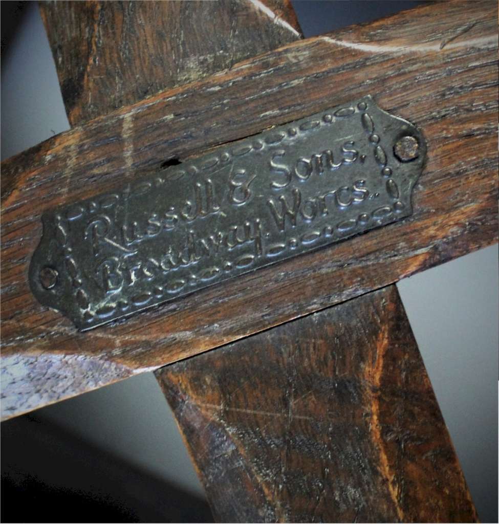 Gordon Russell of Broadway oak stool