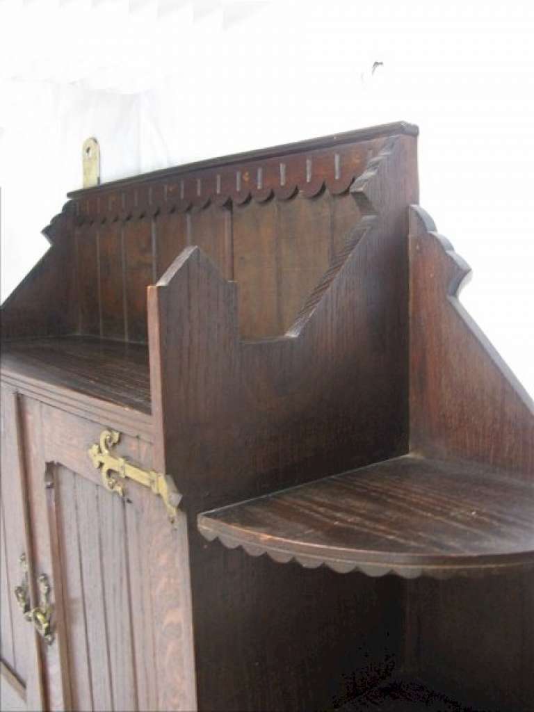 A Gothic oak hanging wall LATEST STOCK Art Furniture